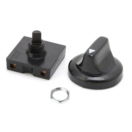 4-Positions 3-Hastighets Fläktväljare Rotationsbrytare Regulator med Vred 13AMP 120V-250V