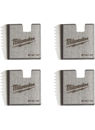 Milwaukee 48361111 Gevindindsatsæt 1-1/2" NPT HS, 4-pak, Håndværktøj