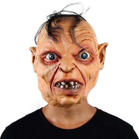 Voksen Gollum Mask Film Cosplay Kostume Rekvisitter Halloween Fancy Dress Fest Horror Masker Festival Gave