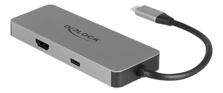 Delock USB Type-C Docking Station for Mobile Devices - dokkingstasjon - USB-C - HDMI