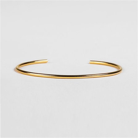 Clean Cuff Armbånd - 24K gullbelagt sterlingsølv