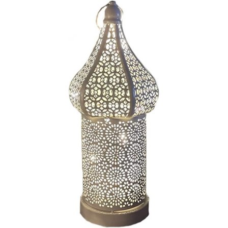 1 Marockansk lykta, batteridriven lampa