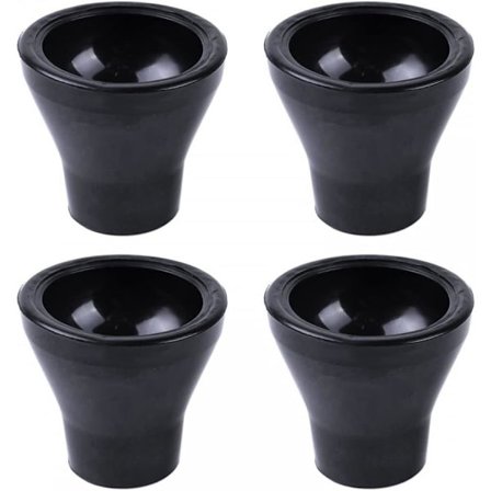 4 stk golfball sugekopper, sorte golfball sugekopper, golfball sugekopper, golfball sugekopper, gummigolfball sugekopper, golfgrep, golftilbehør