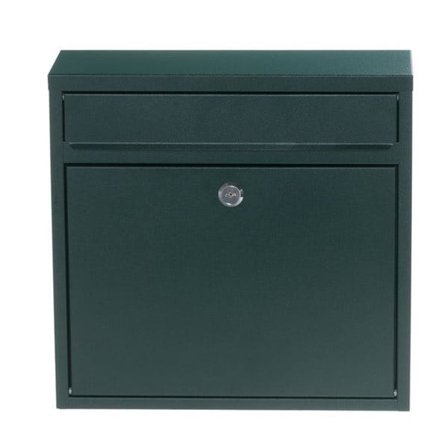 Tarmo Brevkasse med lås 32x31x11cm - Grønn