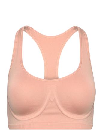 Unlined Bralette Lingerie Bras & Tops Soft Bras Tank Top Bras Rosa Calvin Klein