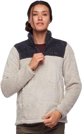 Black Diamond - Roadie Quarter Zip - Naisten - fleecepusero - Beige/harmaa - Naisten
