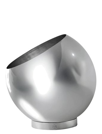 AYTM Globe Blomsterpotte - Silver - Ø17XH15.4CM