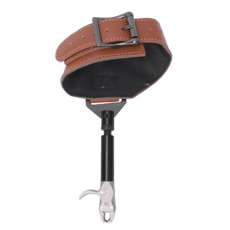 Justerbar Kunstlæder Håndledsrem Compound Bue Udgivelseshjælp Værktøj til Jagt og Bueskydning