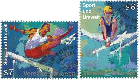 FN Wien - Olympiske lege - Stemplet sæt 2v