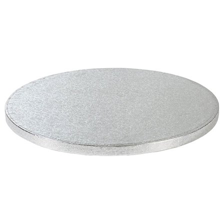 Hopeinen Kakkualusta 38 cm