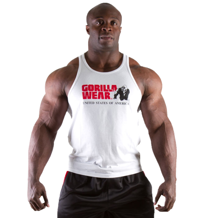 Gorilla Wear Classic Tank Top, white