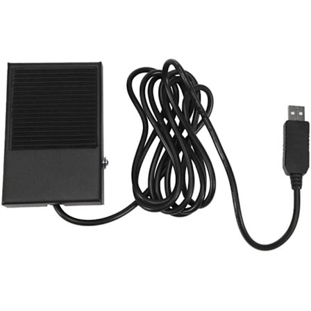 USB fotbryter i metall, fotbryter for tastatur, pedal for HID-datamaskin, PC USB-handlingssvitsj, forhåndsprogrammering av kontrolltastfunksjoner