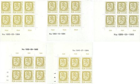 Finland - Model 1975 - 0,20 Oliven - Postfrisk