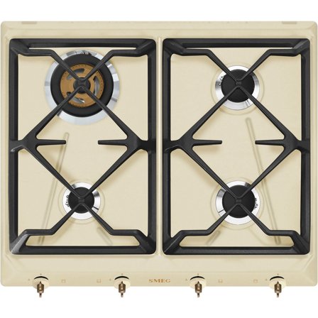 Smeg SRV864POGH Kokplatta, creme | Vitvaror > Spisar > Gashäll | Bagaren och Kocken