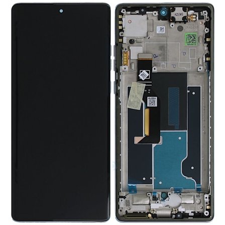 Motorola Edge 50 Fusion LCD Display Original - Forest Blue