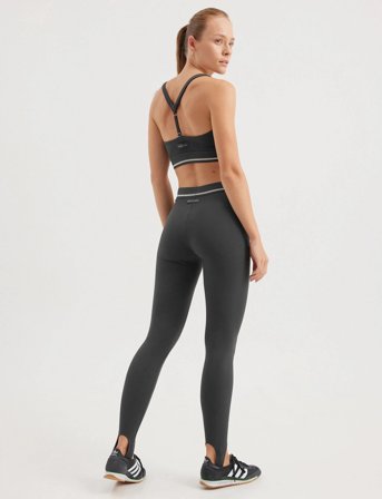 Rethinkit Studios Butter Soft Stirrup Tights Edge - Black - XS