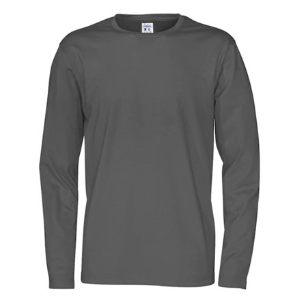 Cottover Långärmad T-shirt Herr S Charcoal