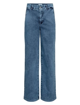 Nümph Nuamber - Hr Wide Acid Jeans - Blue - 40