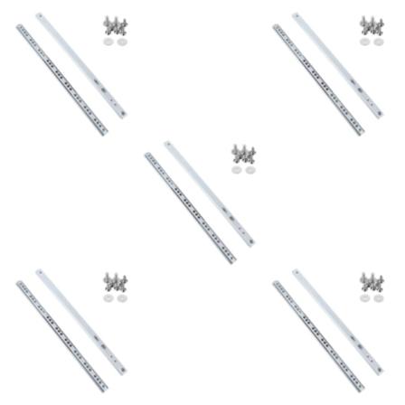 1/3/5 2pack/lot Groove-laatikon liukukiskot Kestävät ja monipuoliset Sets