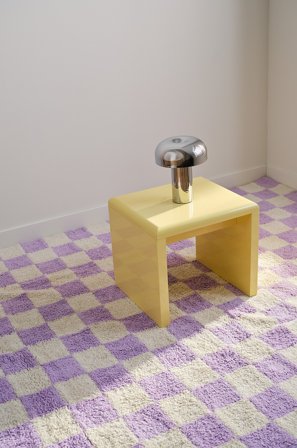 Jotex - Bomullsteppe Bomull Lilla/naturhvit MELA - Kjøp Bomulls- & filleryer hos Jotex