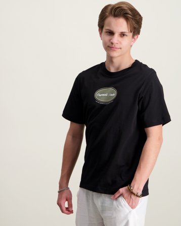 Jack & Jones JORNORREBRO GRAPHIC TEE SS CN JNR Svart T-shirts Kille - Kids Brand Store