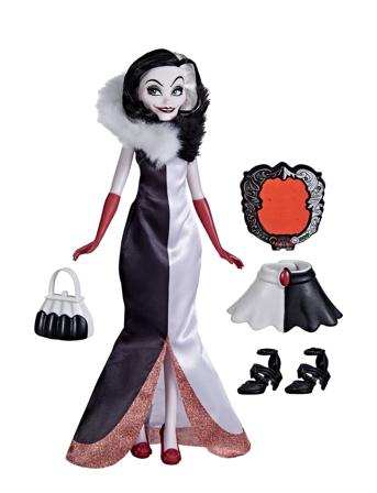 Disney Villains Cruella De Vil Fashion Doll Toys Dolls & Accessories Dolls Multi/mönstrad Hasbro