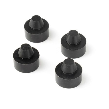 Fotplatta Bas Gummi Ben Fast Stöd Mikrovågsugn Tillbehör för Haier Grants (No.1 fot (4 st)) (FMY)