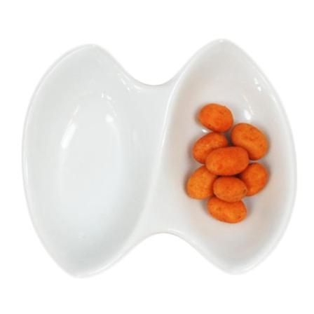 Porslins Skål Praktisk Tvådelad - 20 pack Vit