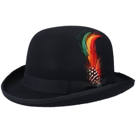 Jaxon & James - Svart bowler Hatt - English Black Bowler @ Hatstore