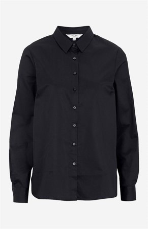 Cellbes of Sweden - Skjorte i bomuldssatin i sort til damer i størrelse 34/36