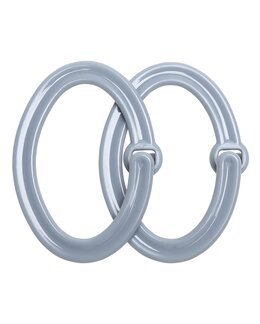 C-Ringe mit Verschluss Blau 2-er Pack - Go Handmade