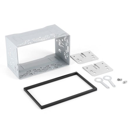 Universal 2 Din Bil DVD-spiller Navigasjon Bezel Fascia Trim Kit Tilbehør