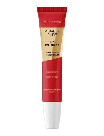 Max Factor Miracle Pure Lip Enhancer Peach Cream 070 12.00 Ml - Red - 12 ML