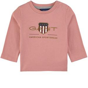Kids - GANT Branded T-shirt Summer Rose 86 cm - Tops - 86 CM - Pink - Junge