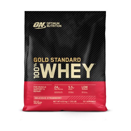 Optimum Nutrition Gold Standard 100% Whey, 4,54kg 4,54kg Delicious Strawberry