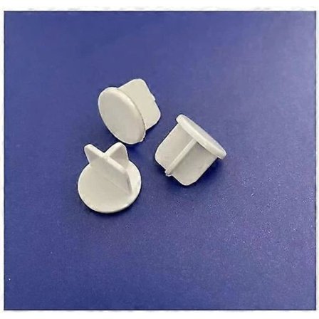 50 stk. Persienne Bundliste Endestykker Horisontale Persienner Bundliste Knapstik Rullegardindele Hvid 1.50X1.50X1.40CM