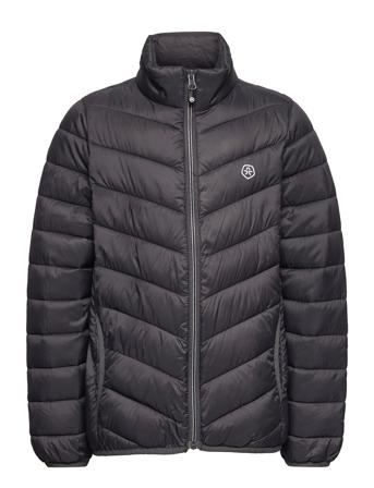 Jacket Quilted, Packable Fodrad Jacka Svart Color Kids