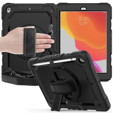 Tech-Protect Solid360 Kotelo Ipad 7/8 10.2 2019/2020 Musta Black