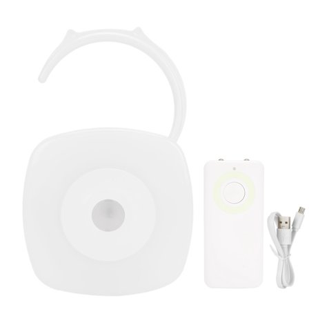 LED Genopladelig Natlampe Infrarød Induktionslampe med Fjernbetjening Varm Hvid ABS PC