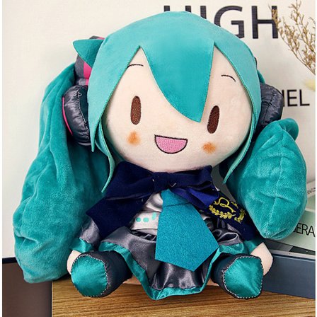 Hatsune Miku -pehmolelusetti Lumi Hatsune Miku -pehmolelu Pehmeä Täytetty Pehmolelu Nalle Kaunis ja Pehmeä