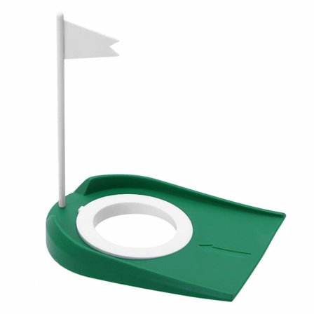 Golf Putting Cup Hull med Flagg, Vimpel og Putting Cup Golf Kit Plast Justerbar Hull Cup for Practice Putter Golf Triks