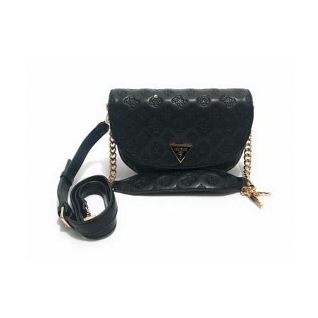 Guess, Cross Body Bags Zwart, Dames, Maat:ONE Size