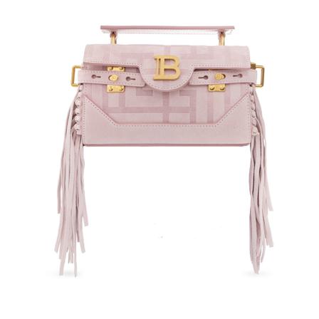 Balmain - Axelremsväskor - Rosa - Dam - Storlek: One Size, Dam, Storlek: ONE SIZE