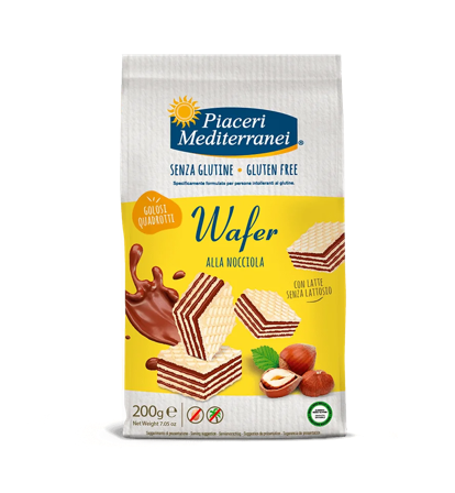 Piaceri Mediterranei Wafer alle Nocciole 200 g
