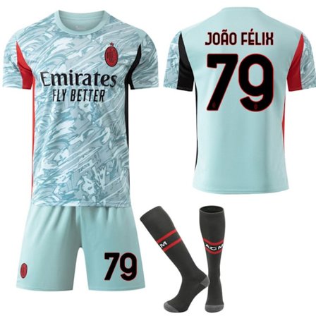 Jud- 2526 Genser Sport Barn AC Milan Borte Fotballdrakt 79 João Félix