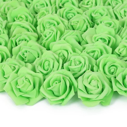 100 kpl keinotekoisia ruusupäitä, vaahtomuoviruusuja DIY-hääkimppuihin, keskipisteisiin, järjestelyihin, juhliin ja kodin sisustukseen