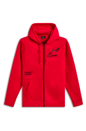 Hoodie Alpinestars Transverse Rød M
