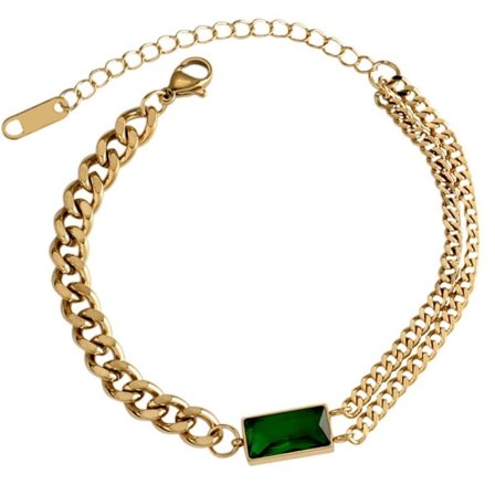 Hjärtformat armband Snake Chain Bangle 10 10