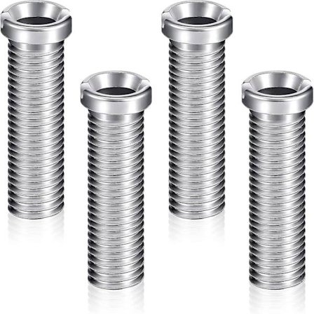 Rustfrit Stålvask Kurv Skrue Hjem Håndvask Afløb Si 4 Stykker