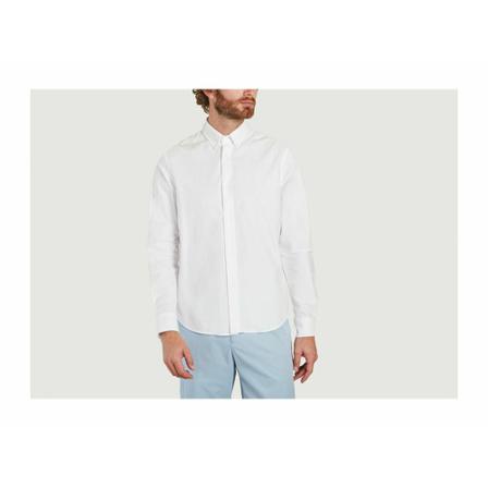 Kenzo - Skjortor - Vit - Herr - Storlek: Xs, Herr, Storlek: XS
